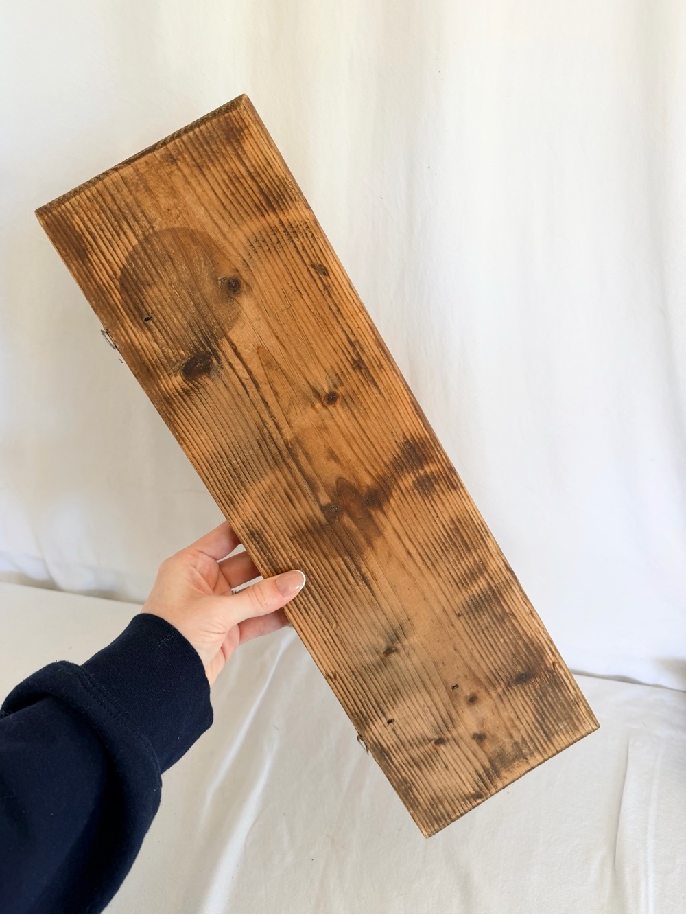 Vintage Wooden Wall Shelf - Picture 2 of 2